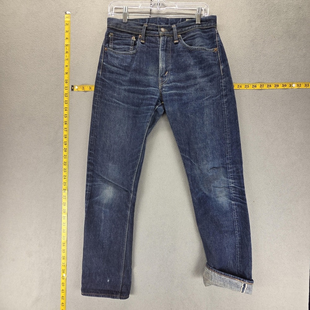 Orslow Jeans Mens Blue 107 Ivy Fit Selvedge Denim Made in Japan Fits 29x30